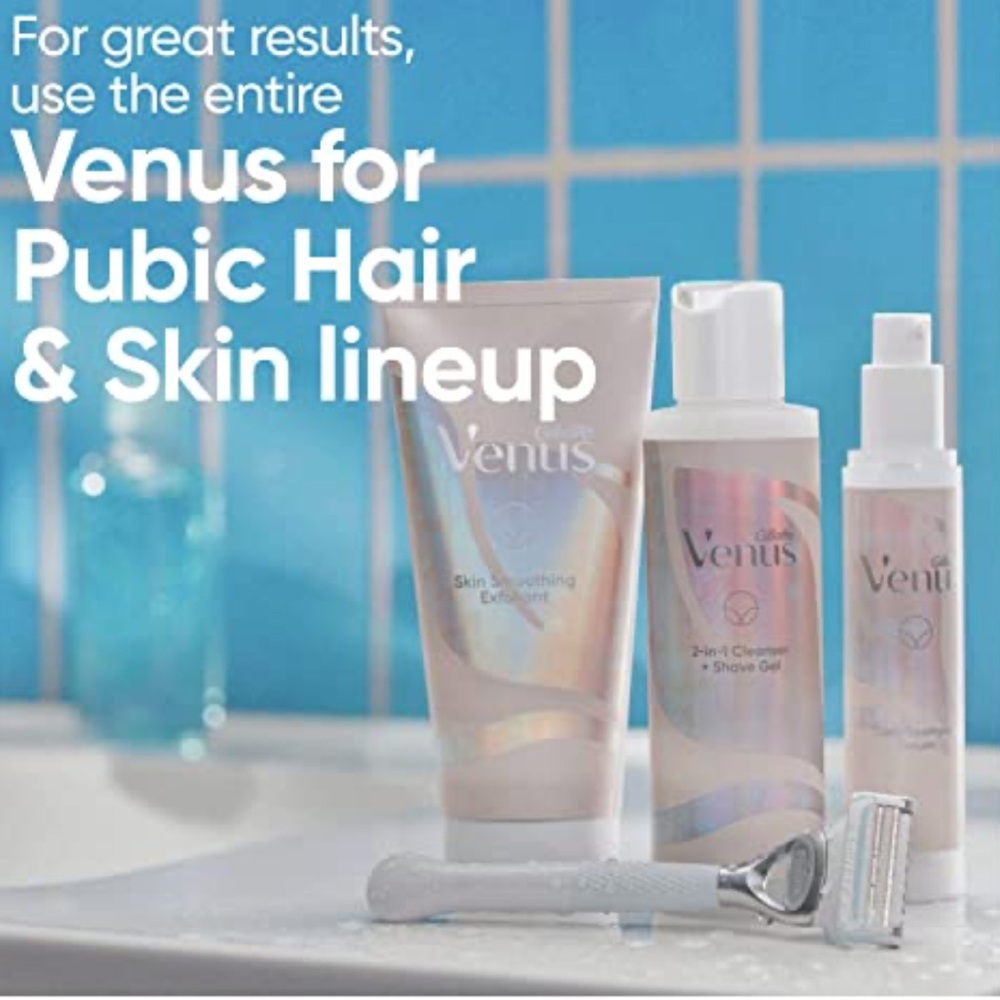 Gillette Venus Intimate Grooming 2 in 1 Cleanser and Shave Gel for Bikini NEW
